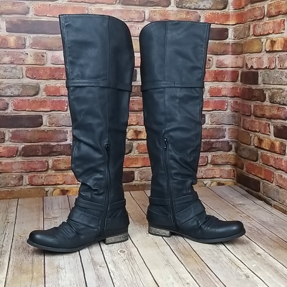 Carlos by Carlos Santana tall riding boots black - Picture 2 of 6